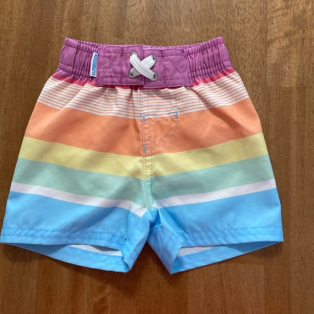 NWOT Ruggedbutts Swim Trunks 3-6m